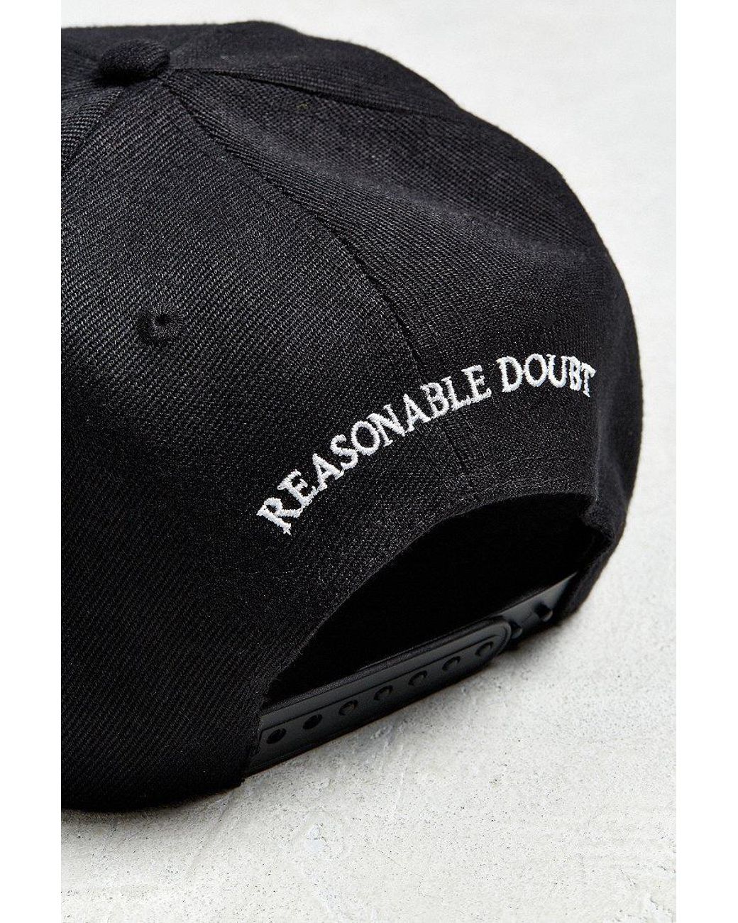 Urban Outfitters Jay-z Reasonable Doubt Snapback Hat in Black for