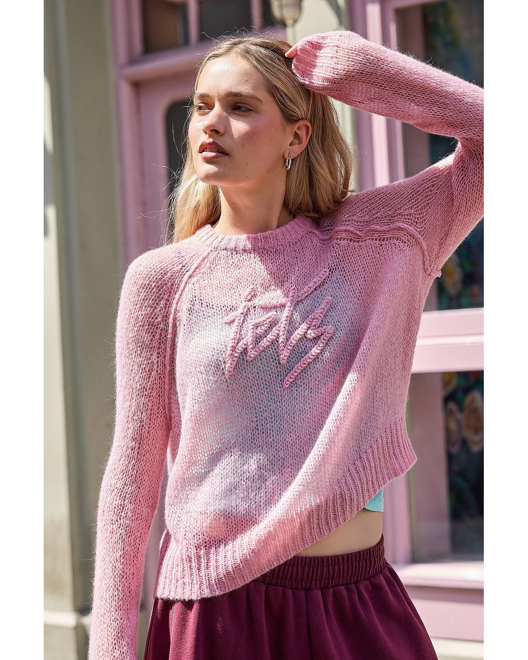iets frans Pink Cornelli Jumper