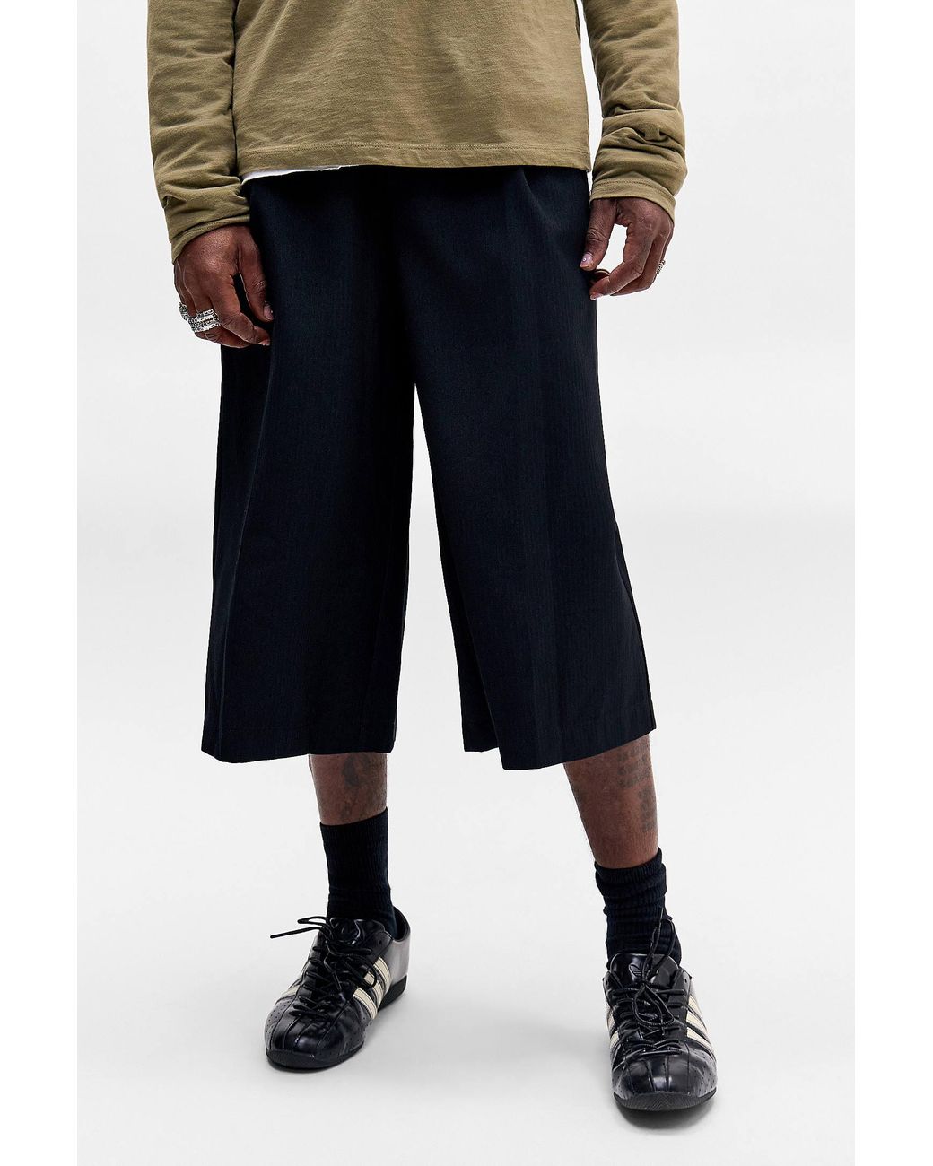 Urban Outfitters Black Uo Noa Crop Trousers for men