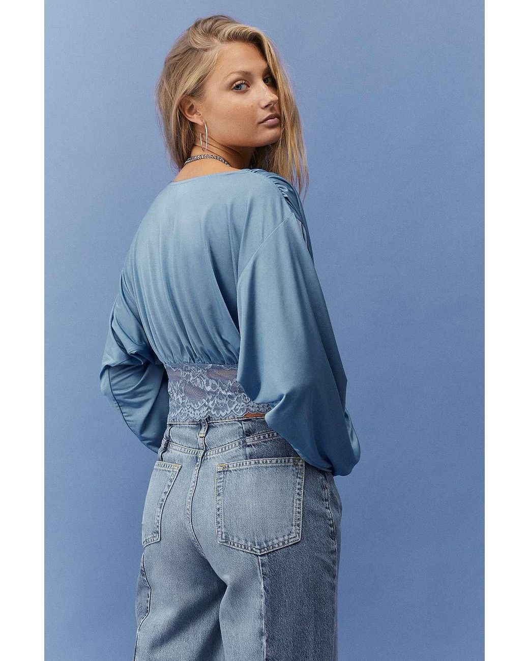 Urban Outfitters Uo Gianna Satin \u0026 Lace 