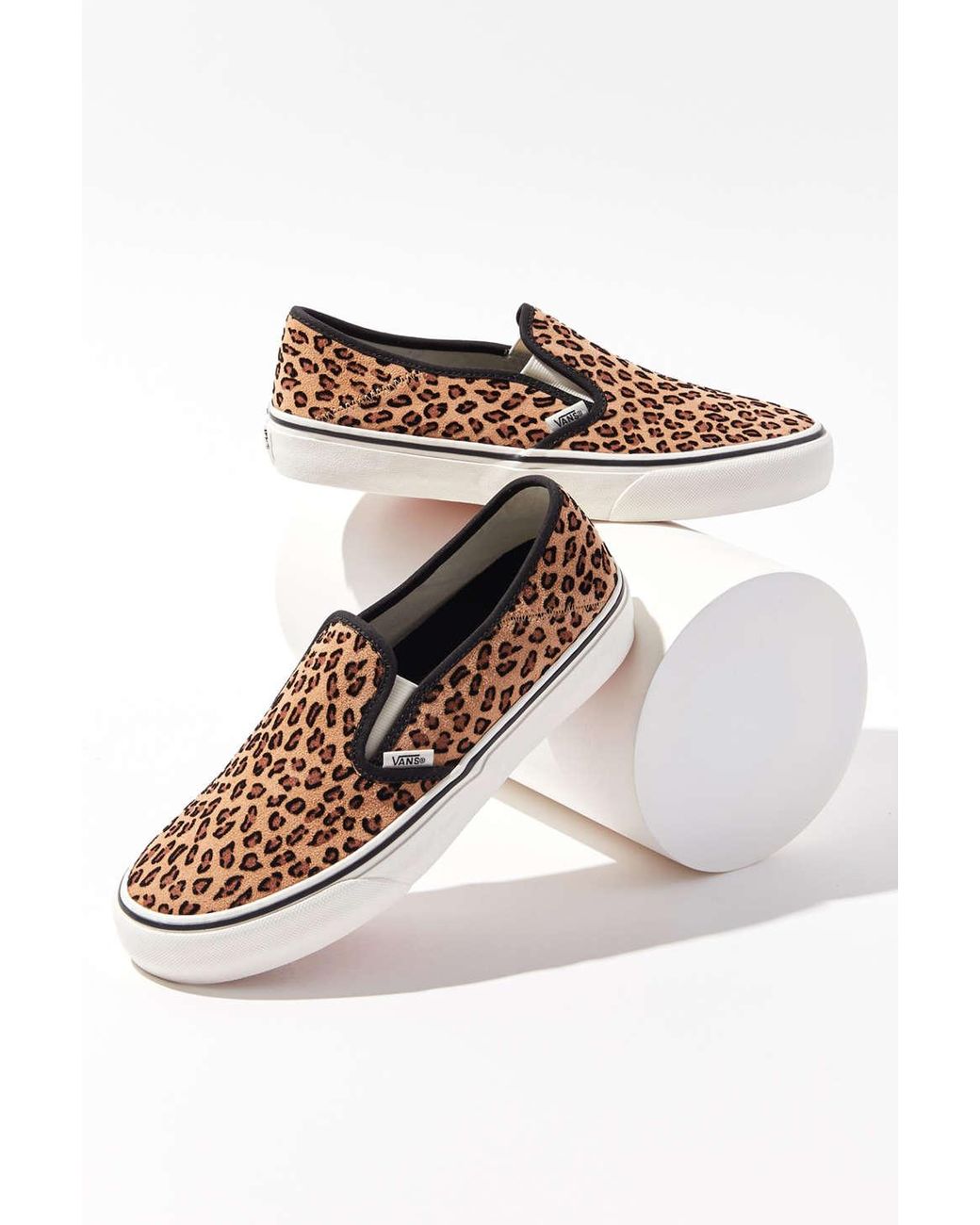 Vans Vans Mini Leopard Slip-on Sfsneaker in Black | Lyst