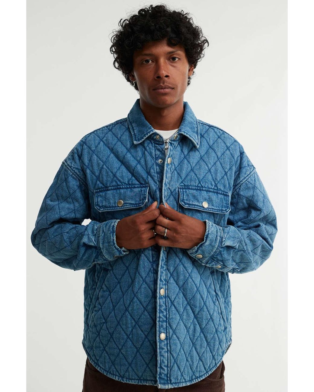 Long denim shirt jacket deals