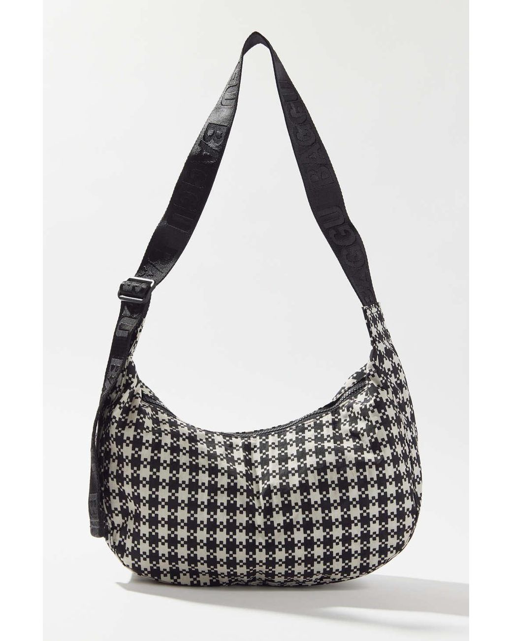 BAGGU Medium Nylon Crescent Bag in Black Lyst