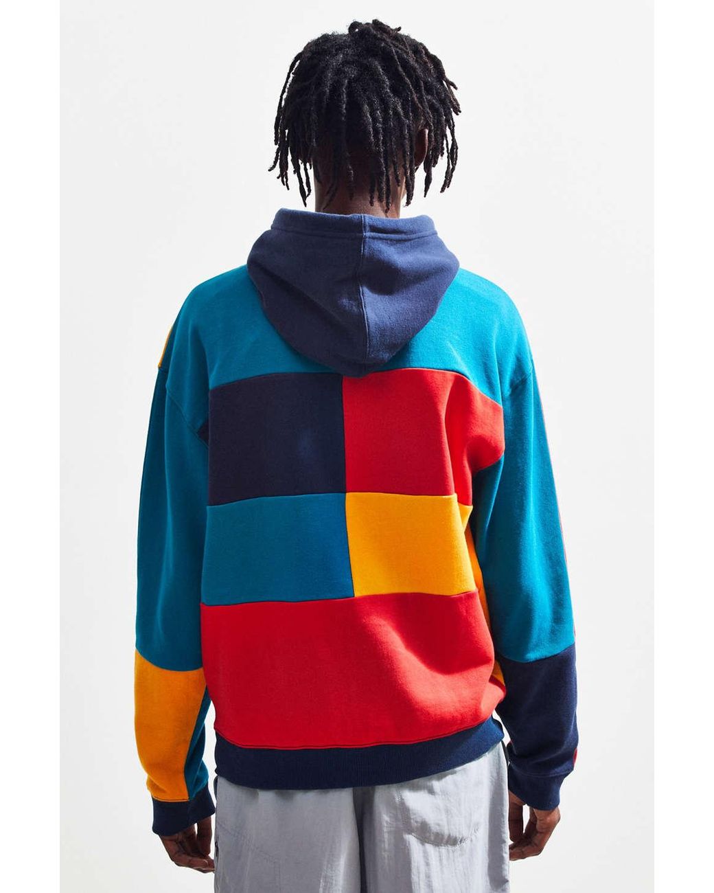 Urban outfitters colour block hoodie top
