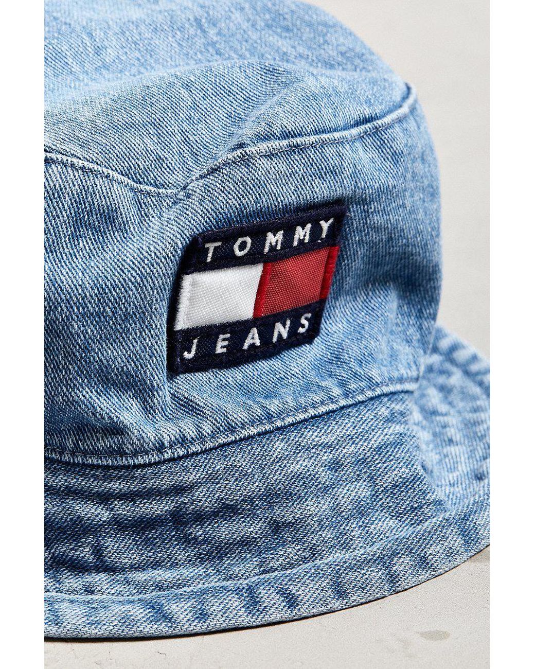 Tommy Hilfiger Tommy Jeans '90s Sailing Denim Bucket Hat in Blue for Men |  Lyst