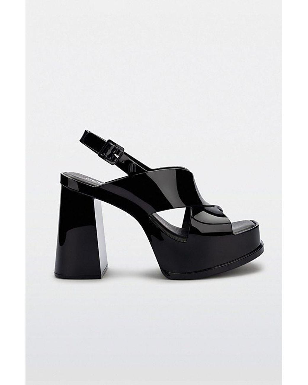 Melissa Black Dance Jelly Platform Heel