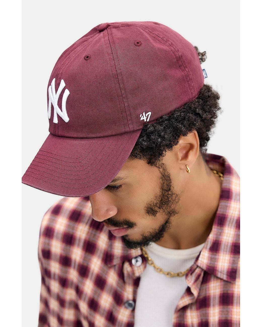 '47 Red Ny Yankees Clean Up Cap for men