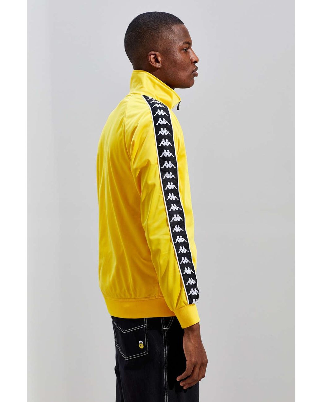 Uhyggelig nyheder bøf Kappa Banda Anniston Track Jacket in Yellow for Men | Lyst
