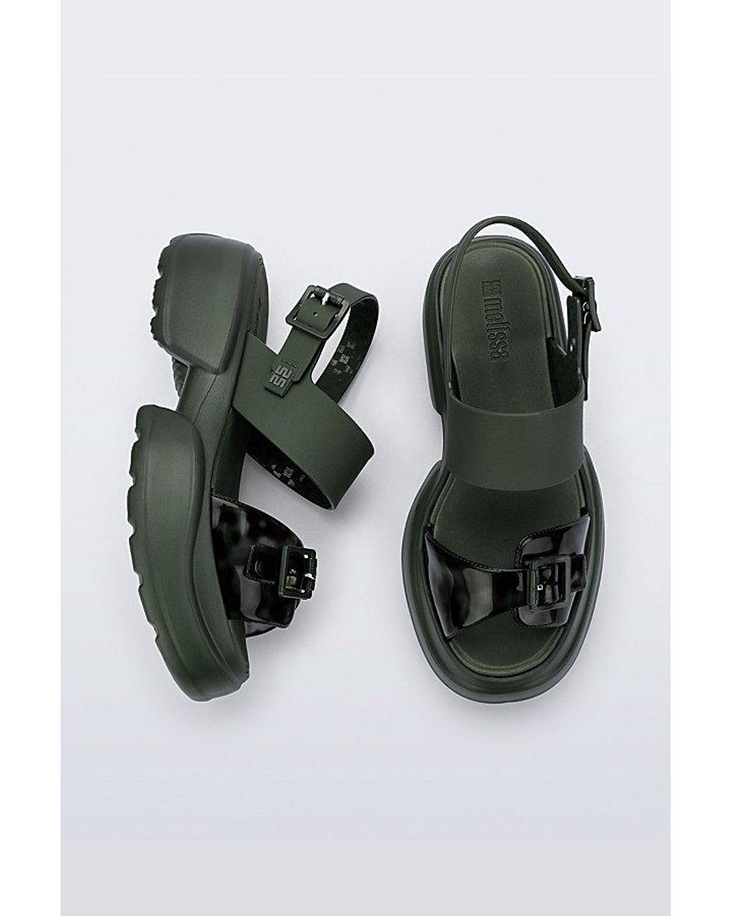 Melissa Black Push Platform Sandal