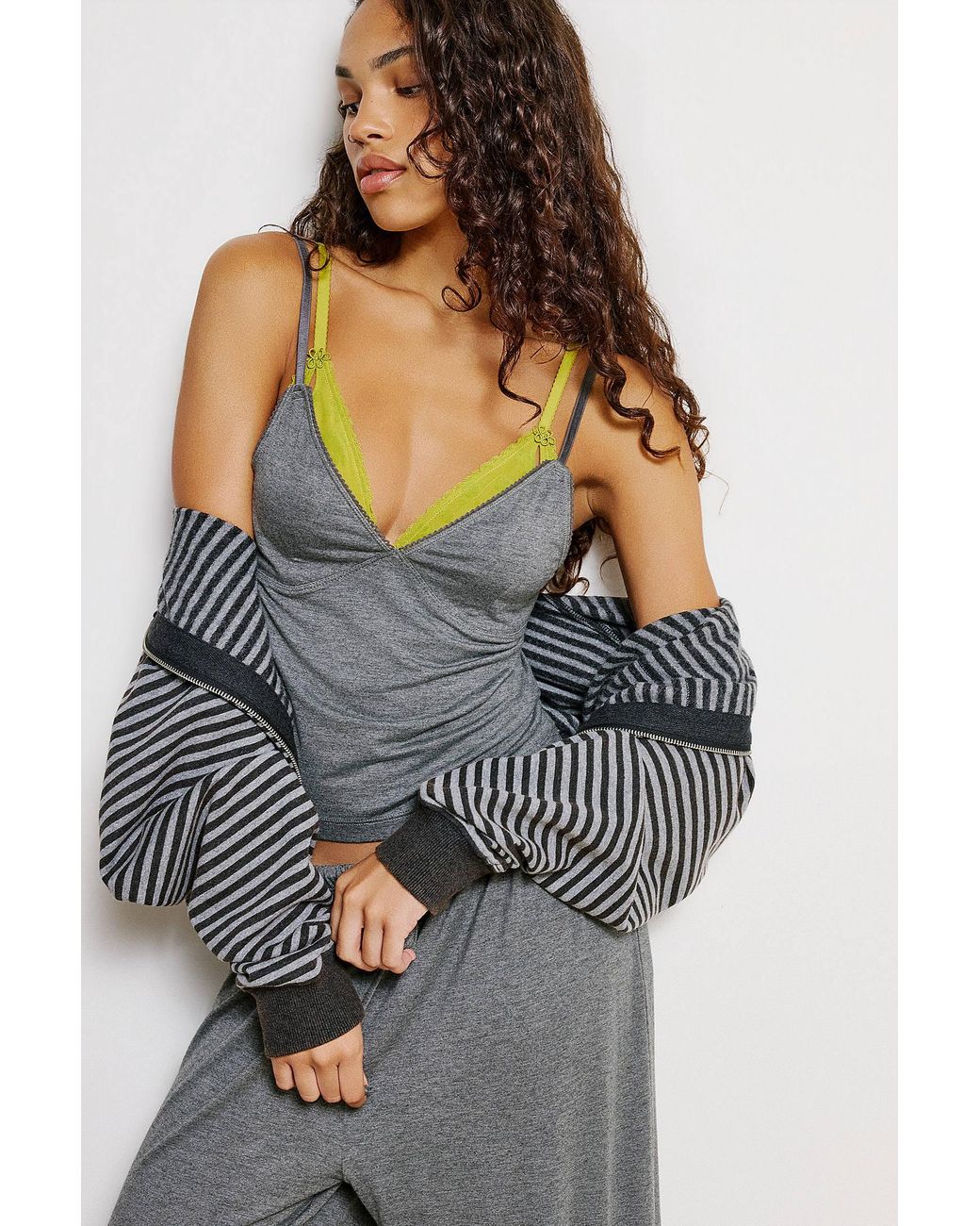 Out From Under Gray Demi Cami