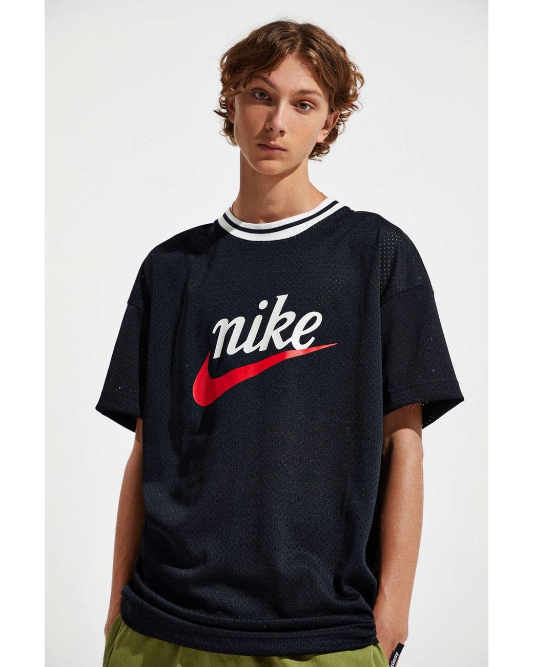 nike mesh logo t shirt