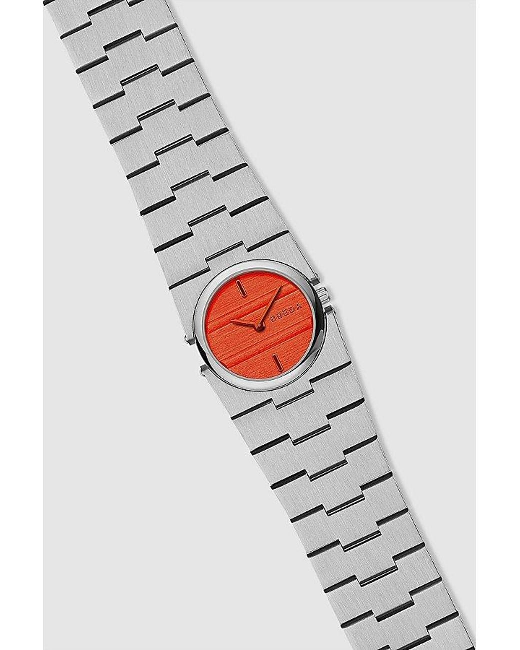 Breda White Sync Quartz Bracelet Watch for men