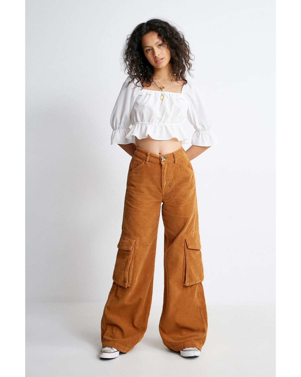 bdg blaine corduroy puddle pant