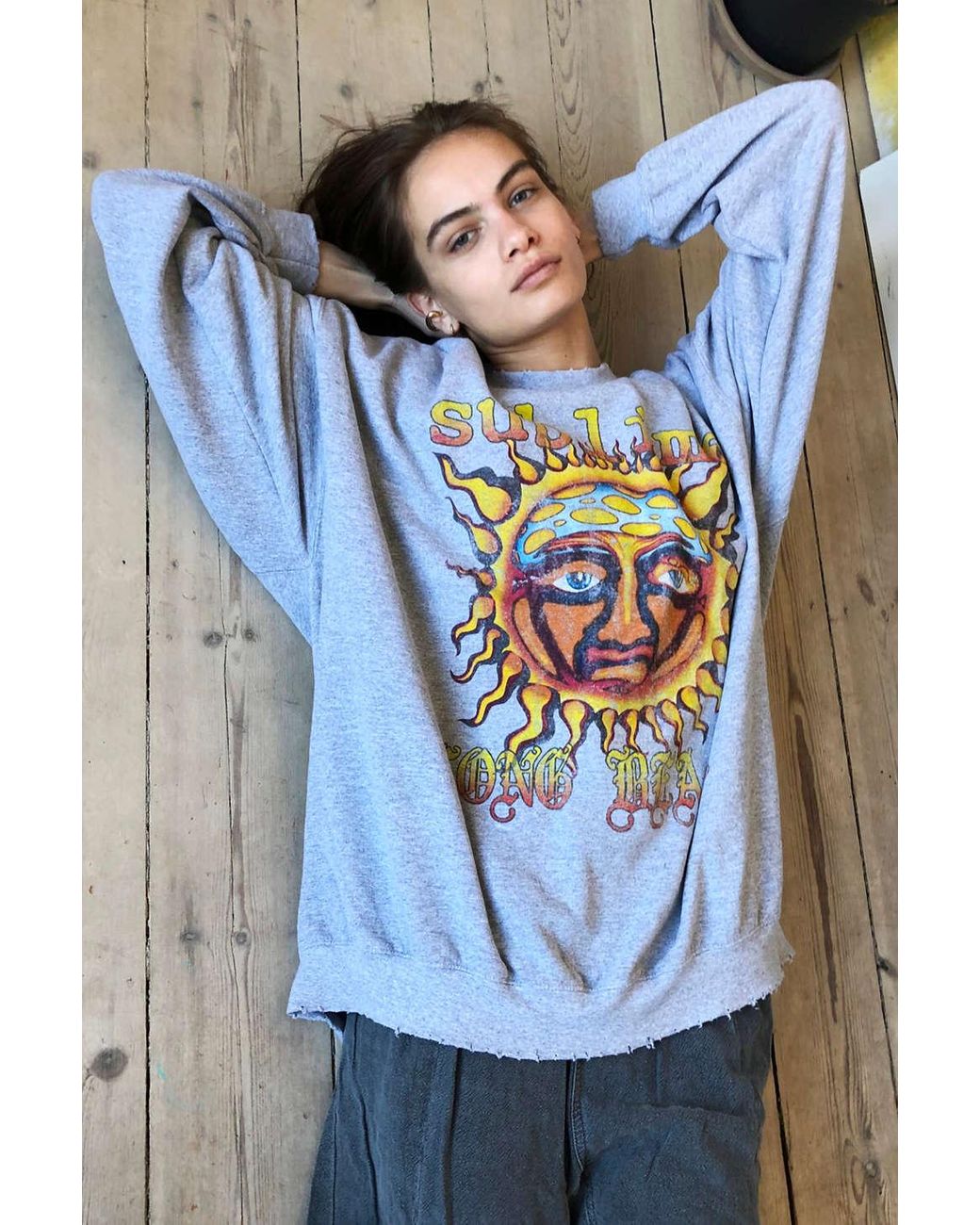 Urban Outfitters Sublime Sun Oversized Crew Neck Sweatshirt | Lyst