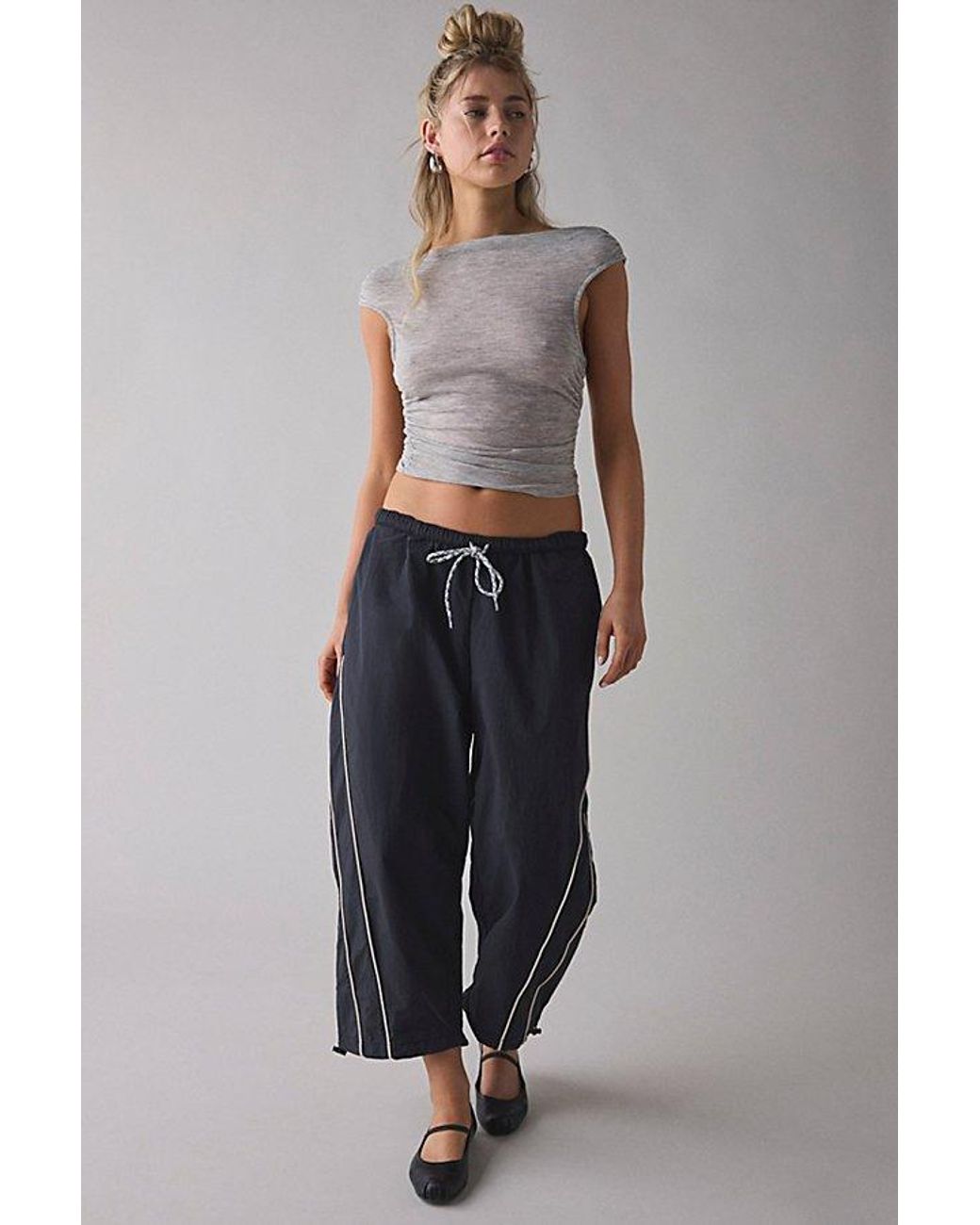 【YOURNUS】Block Nylon Crop Pants ECOM_SS_25_JIMMY_May6th-