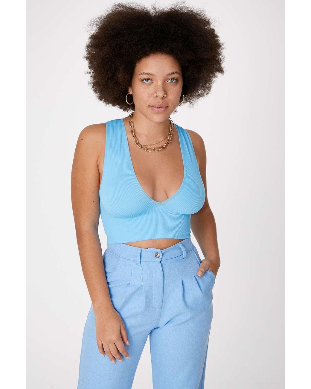 urban outfitters josie long sleeve top