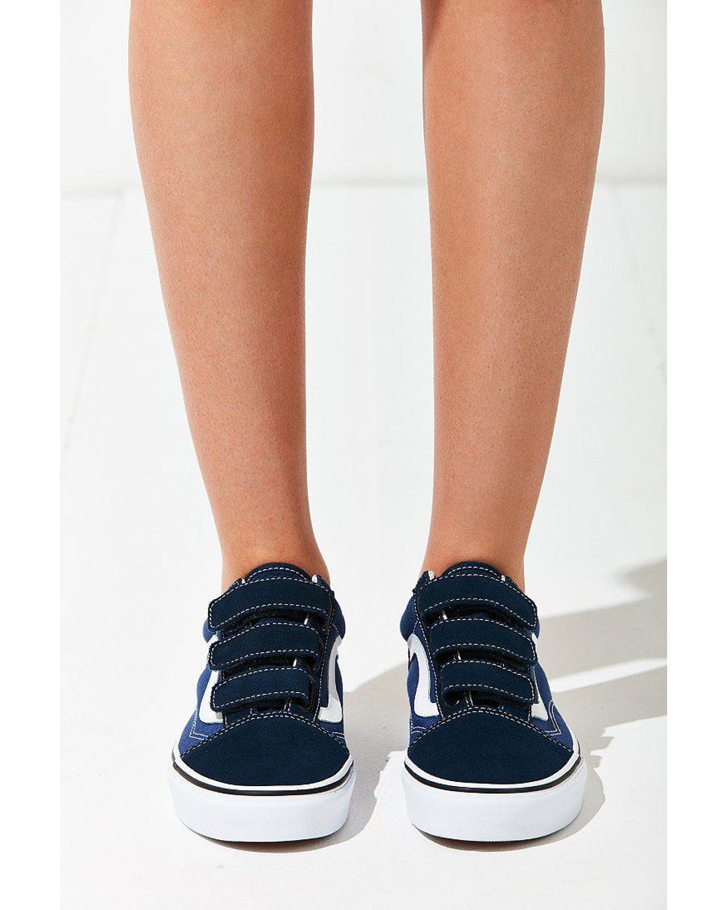 Vans Cotton Old Skool V Pro Sneaker in Navy (Blue) | Lyst