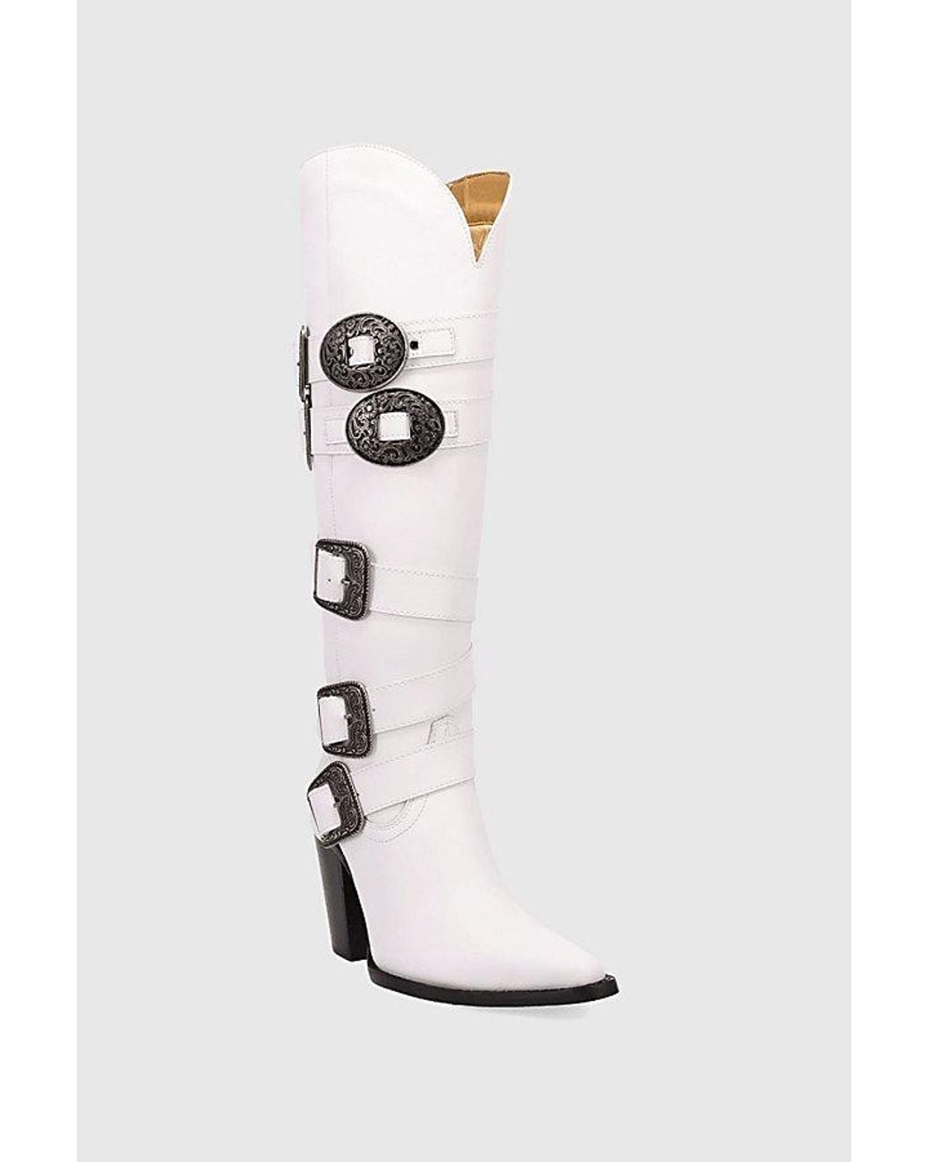 Dingo White Spurwest Leather Boot