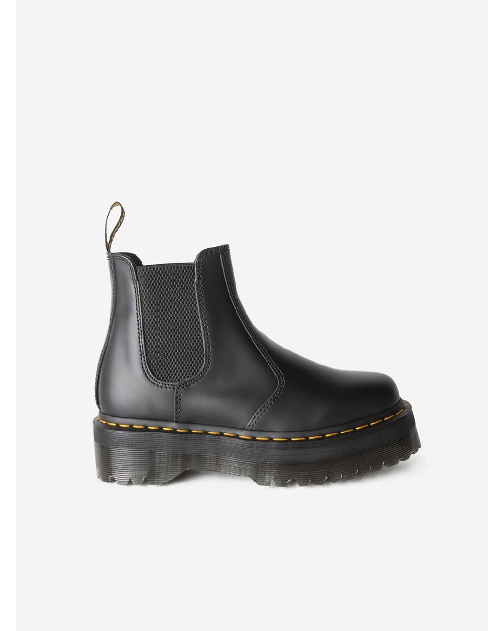 Stivaletto in pelle con lacci e zeppa platform G929 - SohoStore
