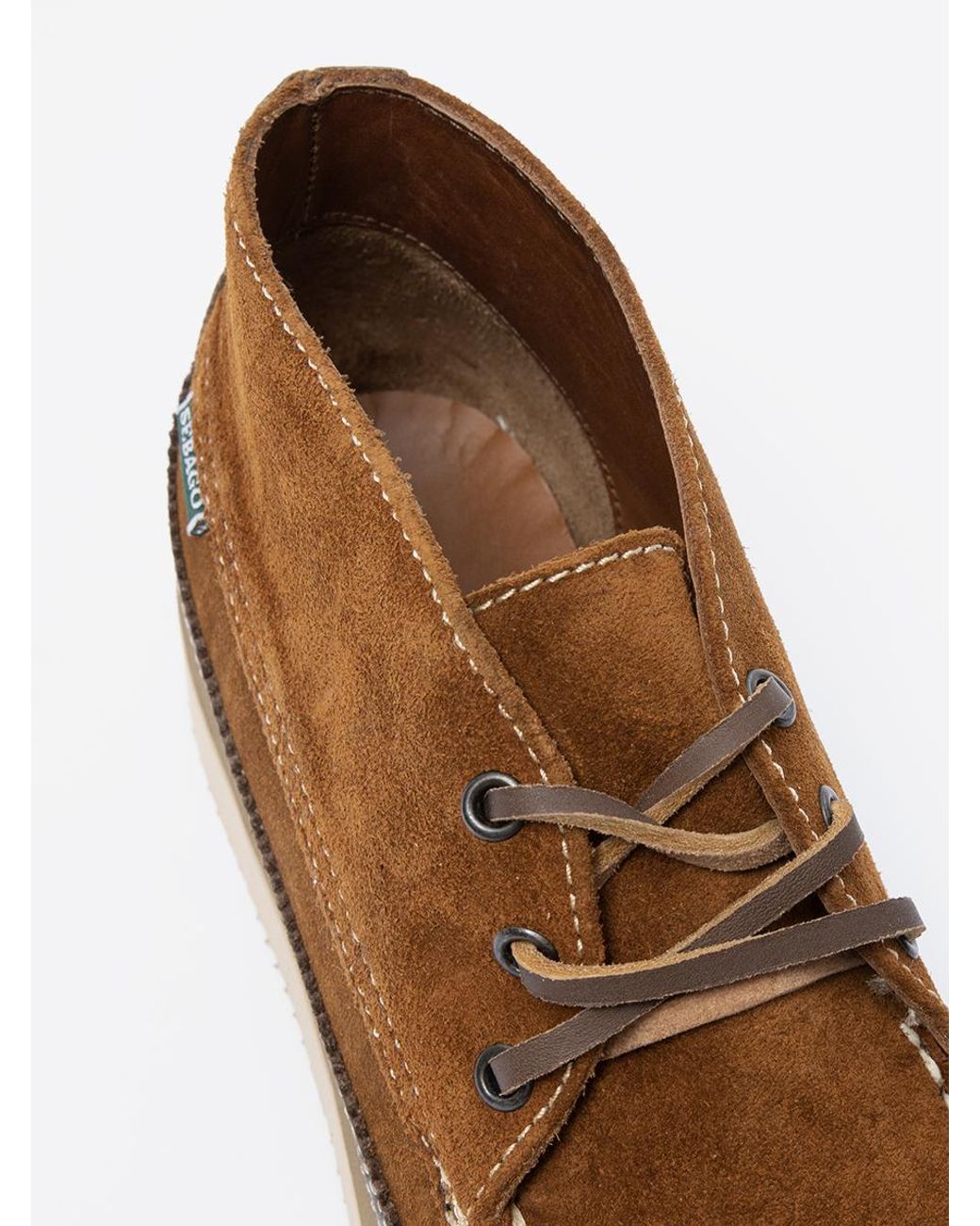 Sebago Miwak Suede Canoe Moc in Brown 