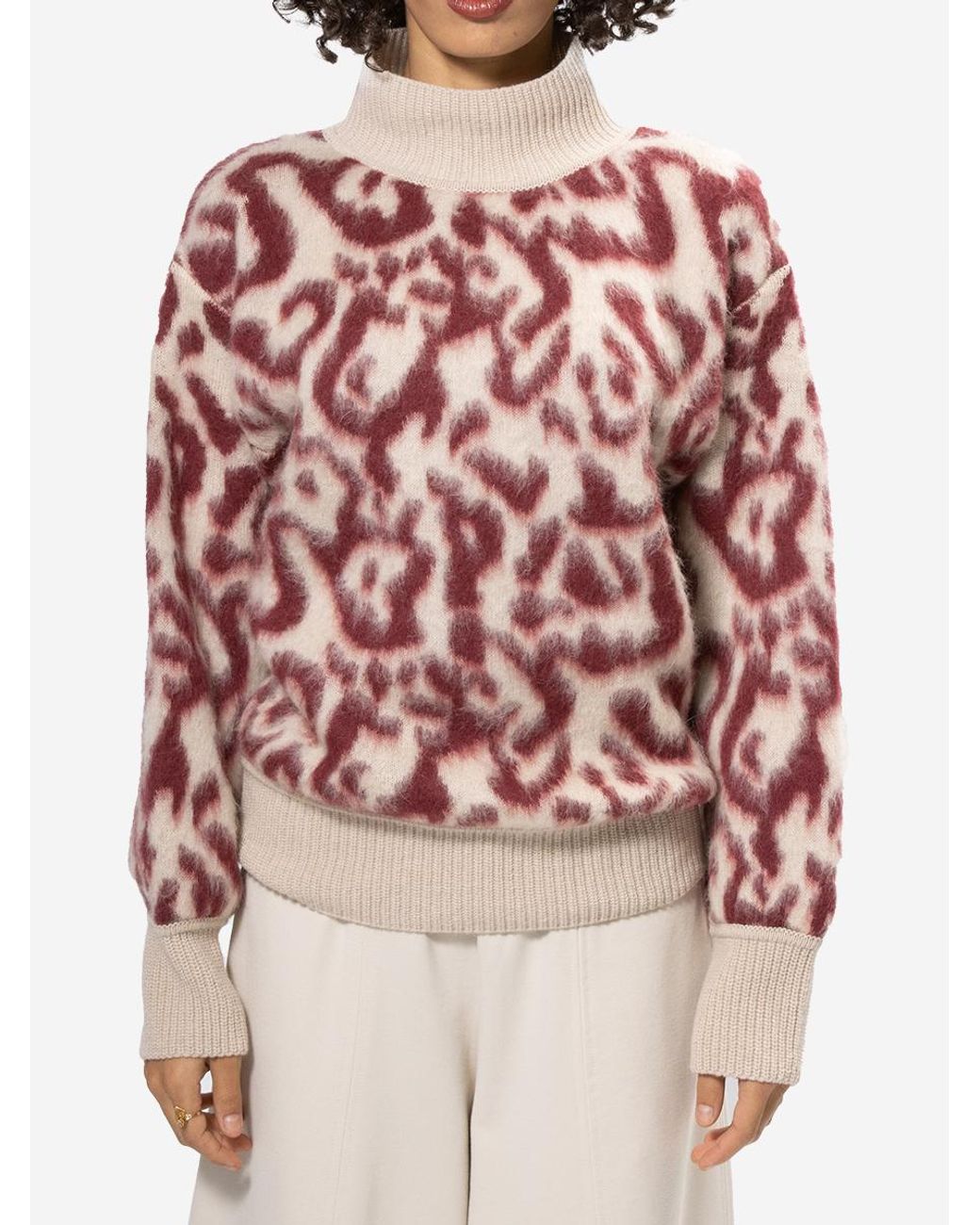 Erika Cavallini Semi Couture Maglione A Collo Alto | Lyst