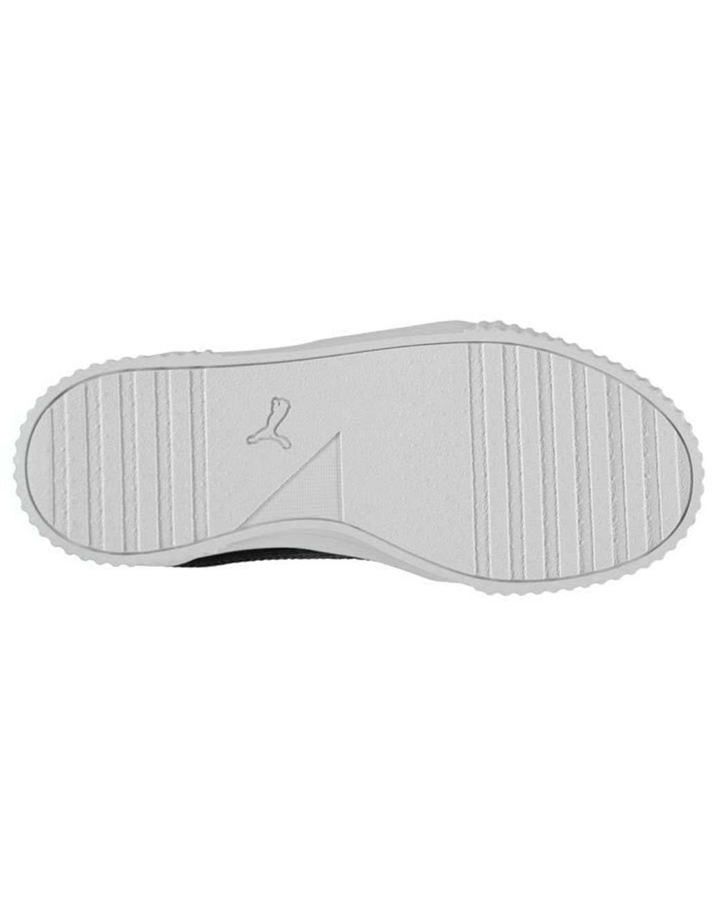 puma carina leather trainers ladies