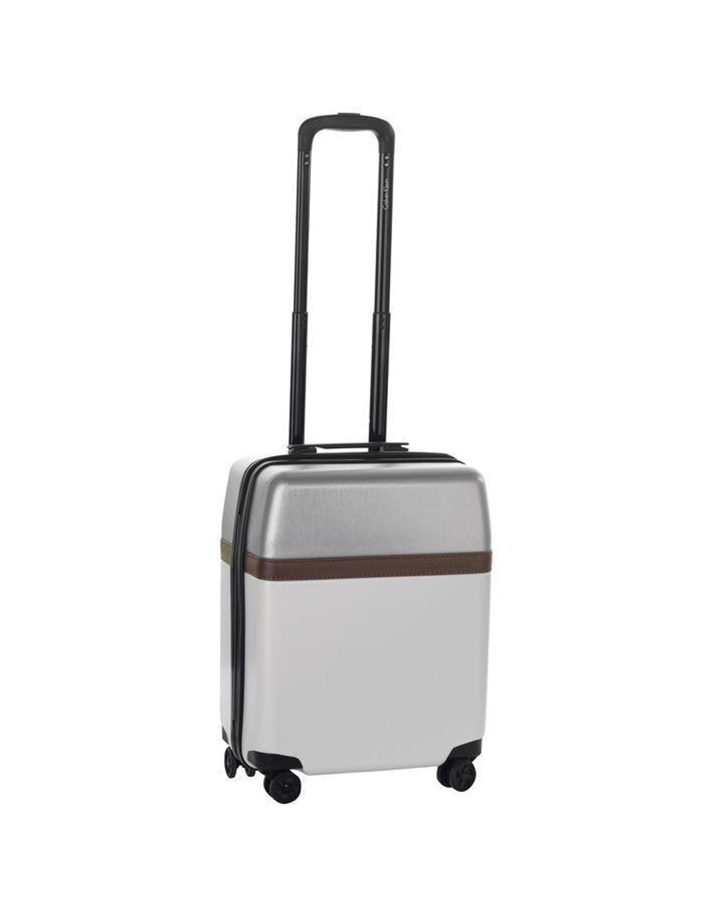 calvin klein clarkson square hard suitcase