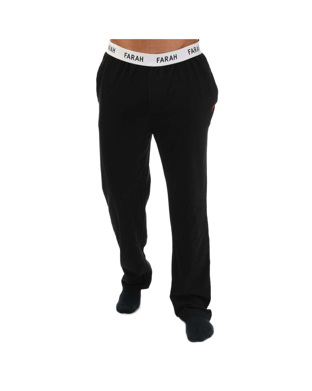 Farah Gresham Lounge Pants in Black for Men Lyst UK