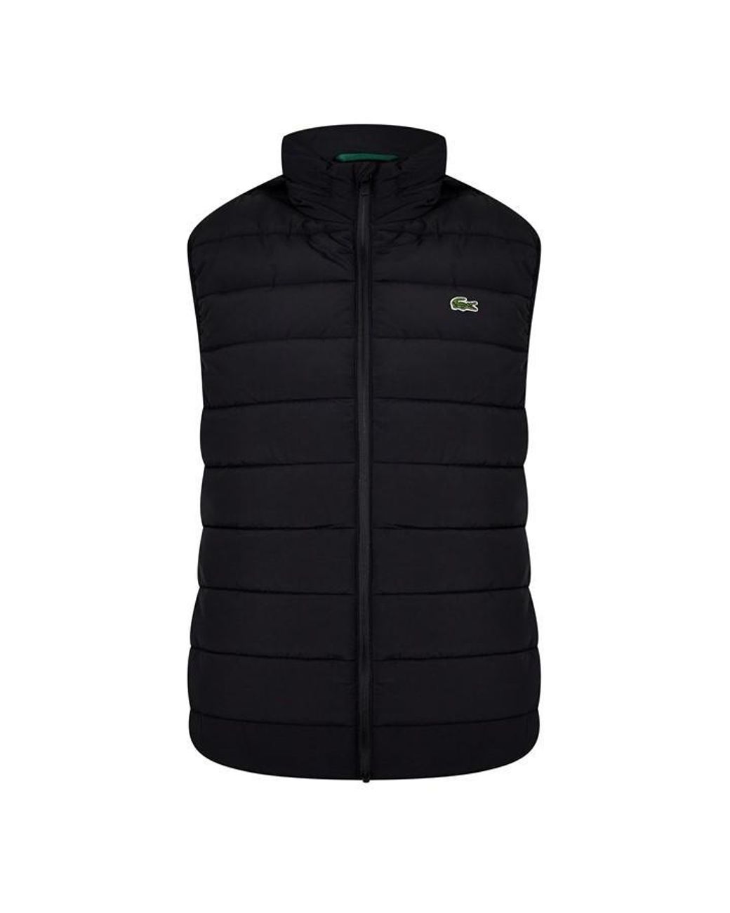 Lacoste gilet black deals