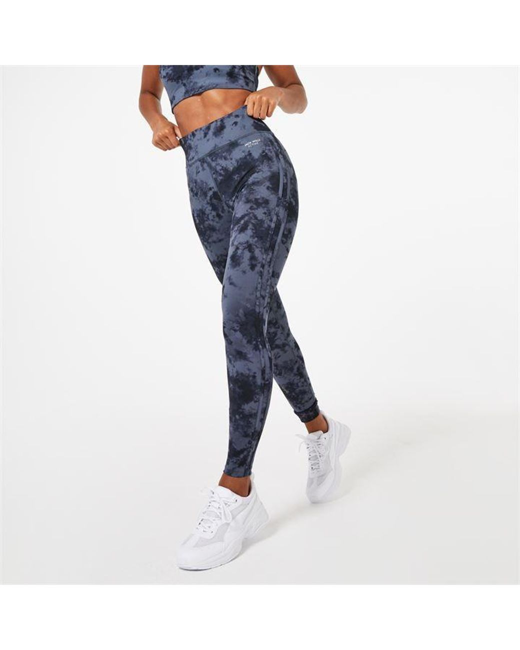Jack Wills Active Tie Dye leggings in Blue | Lyst UK