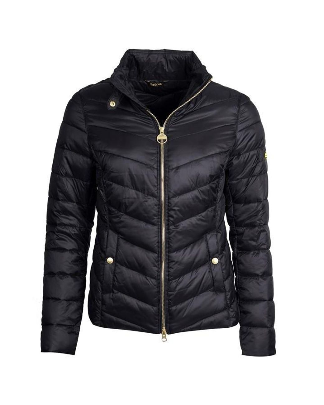 Barbour Aubern Quilted Jacket in Black | Lyst UK