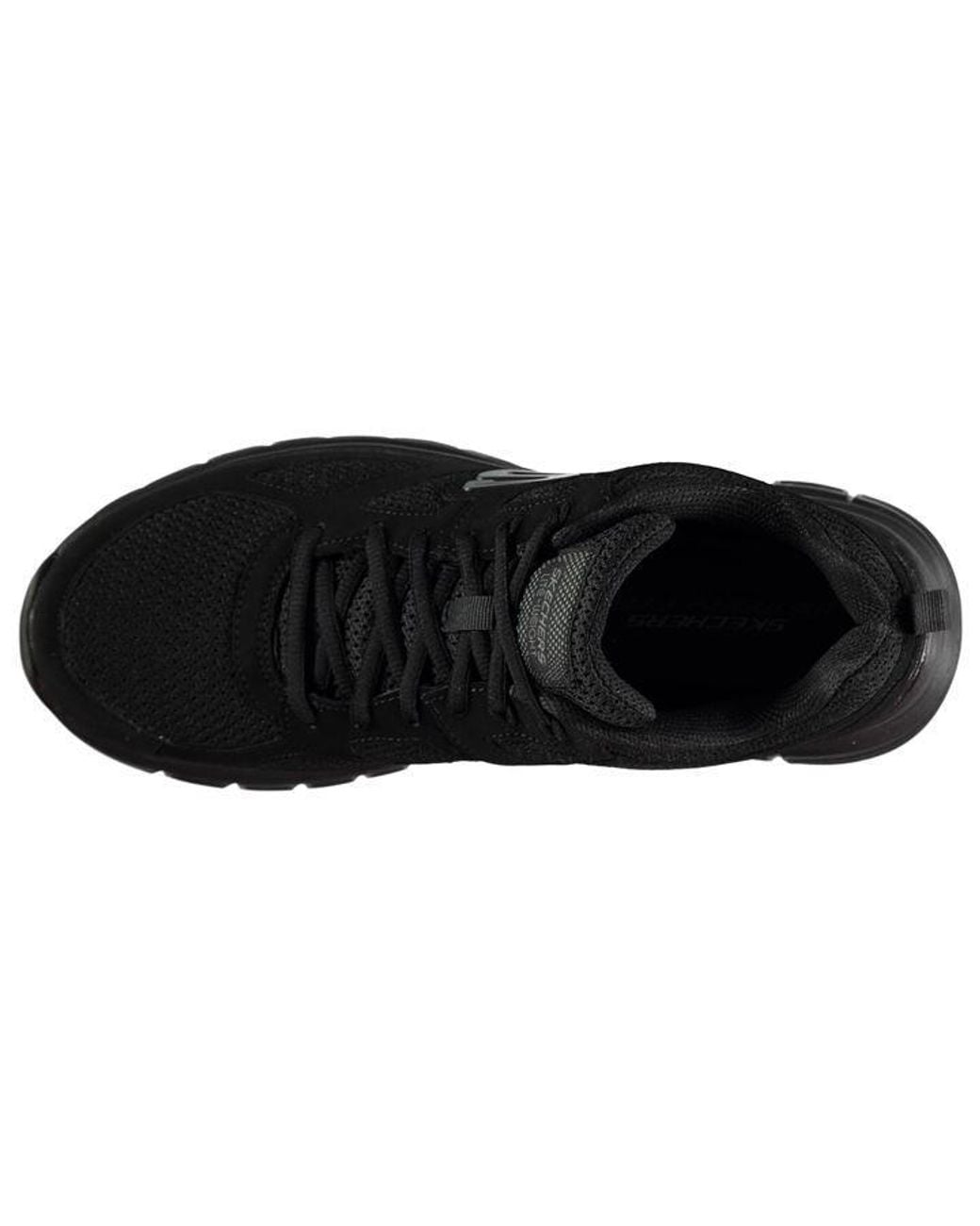 skechers flex agoura mens trainers