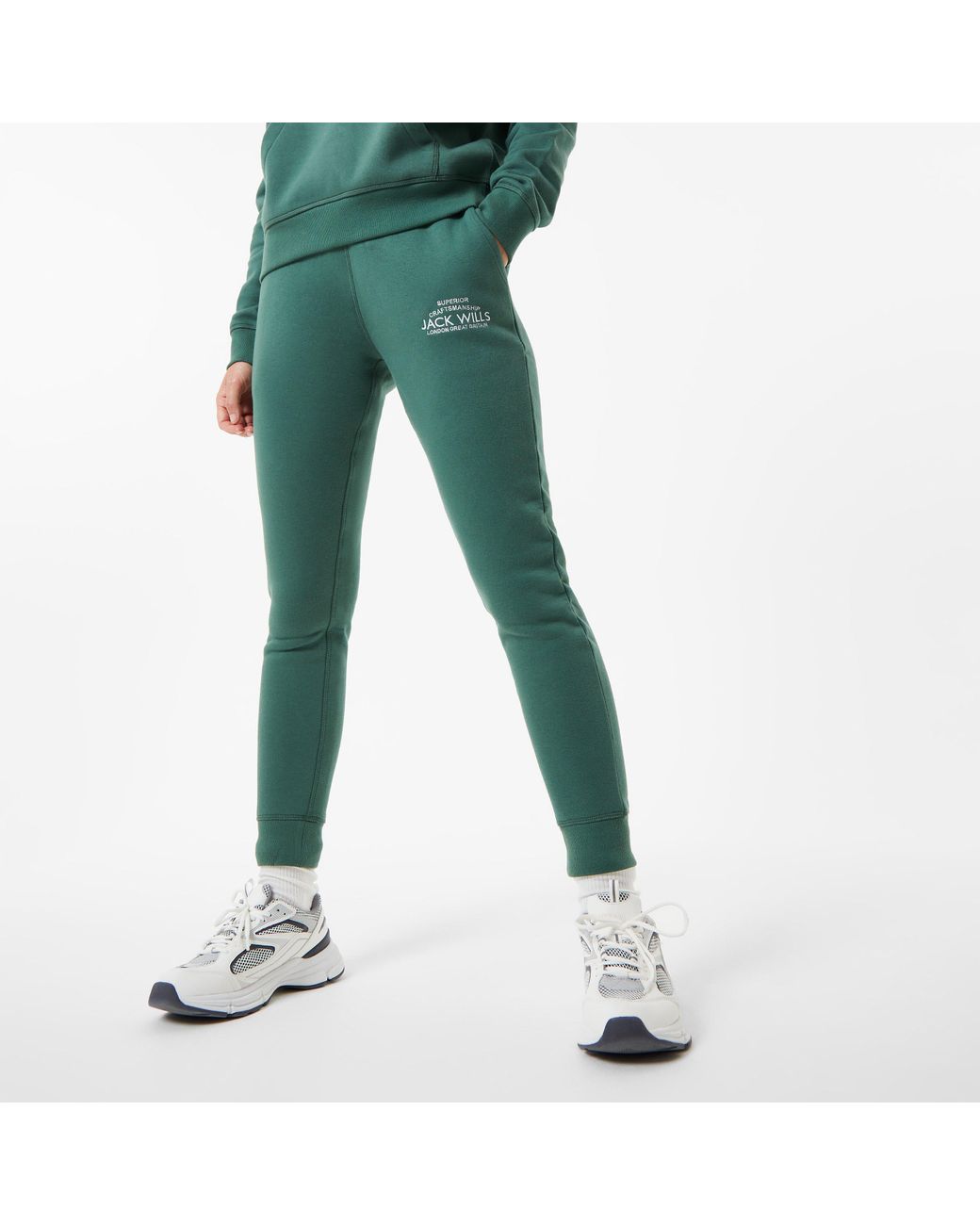 Jack Wills Jw Hunston Joggers in Green Lyst UK