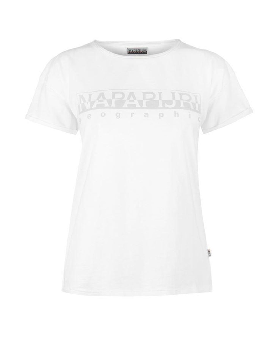 Metalen lijn Karakteriseren een Napapijri Sevora T Shirt in White | Lyst UK