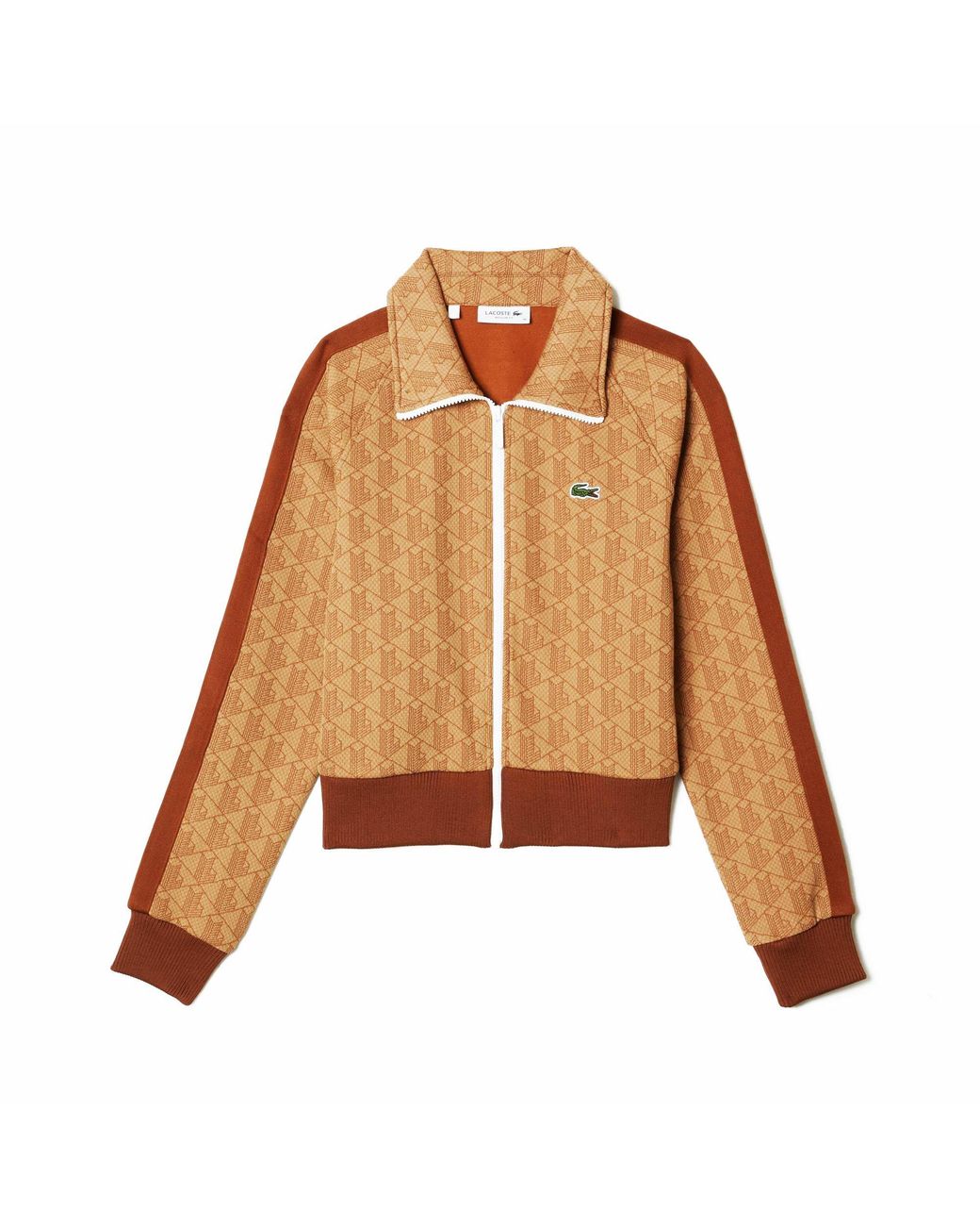 Orange lacoste tracksuit shop