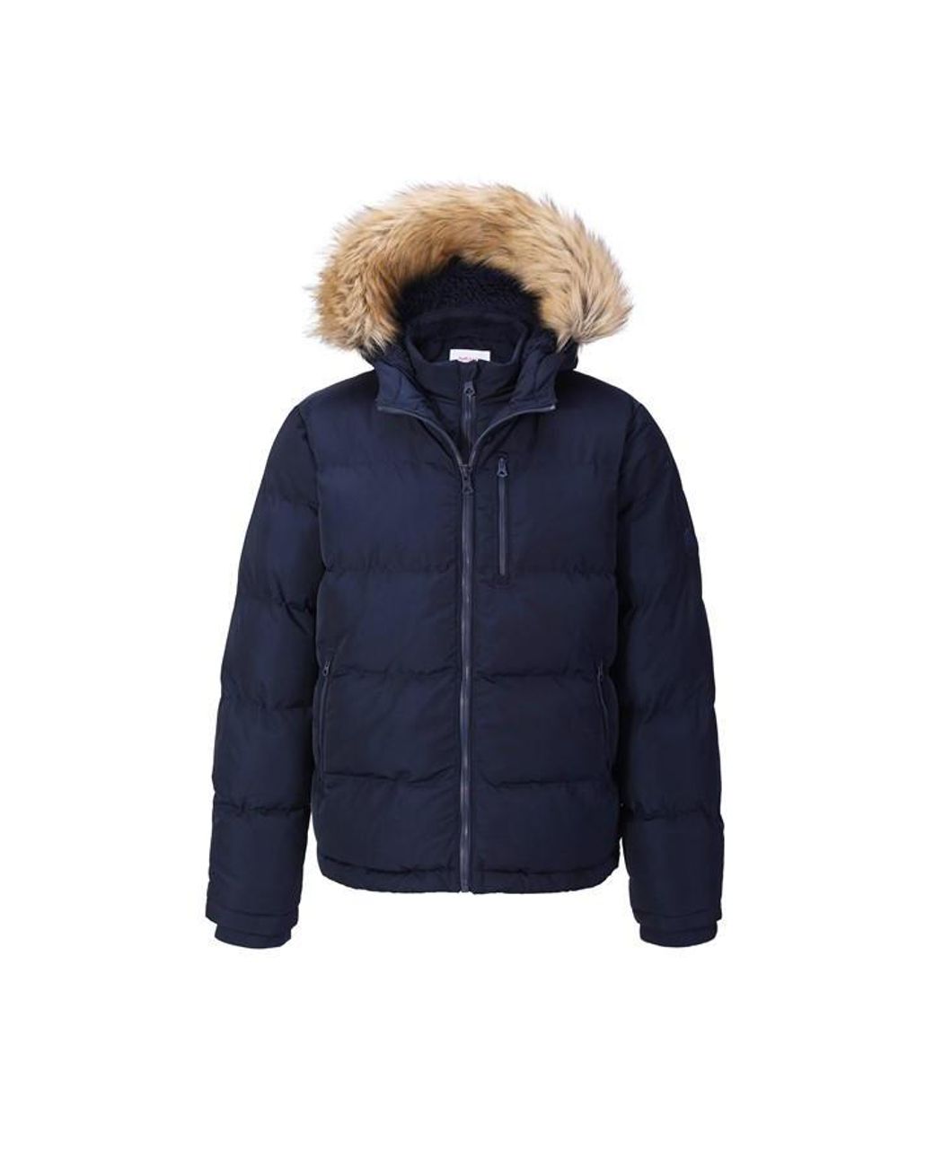 SoulCal Co California 2 Zip Bubble Jacket in Blue for Men Lyst UK