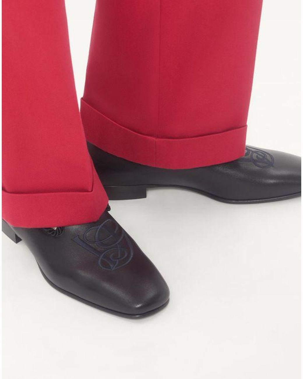 メンズ Valentino Garavani レ アルコヴェッツ キッドスキン ローファー White