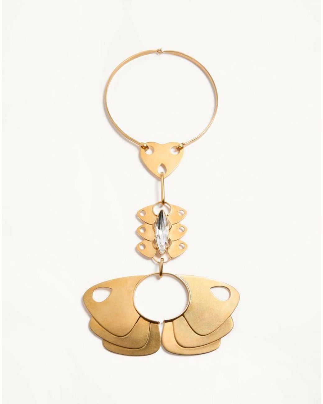 Valentino Garavani Metallic Pages Necklace