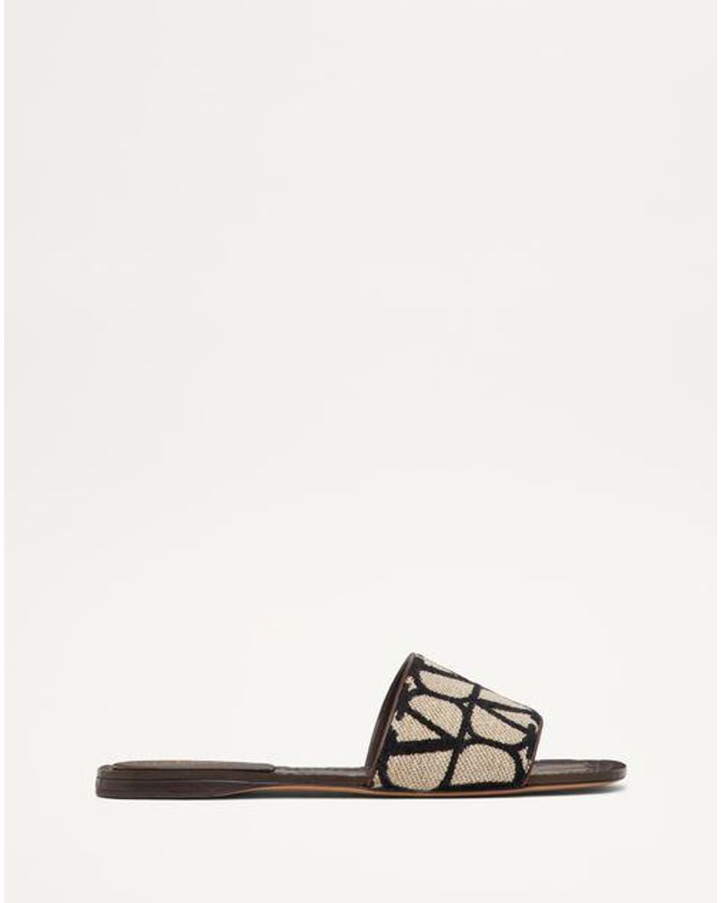 VALENTINO GARAVANI チェリフィックパターン スライドサンダル Vlogo Signature Cherryfic Slide Sandal 20mm for Woman in