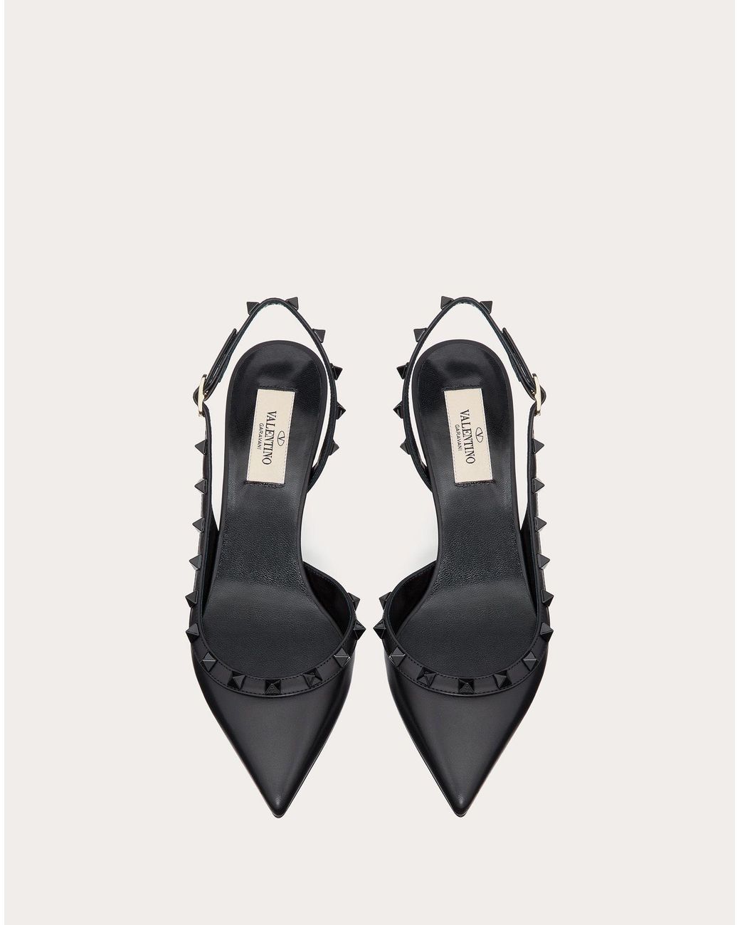 valentino slingback black