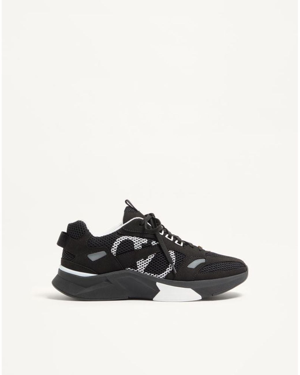 Valentino Garavani Black Demivee Trainer for men