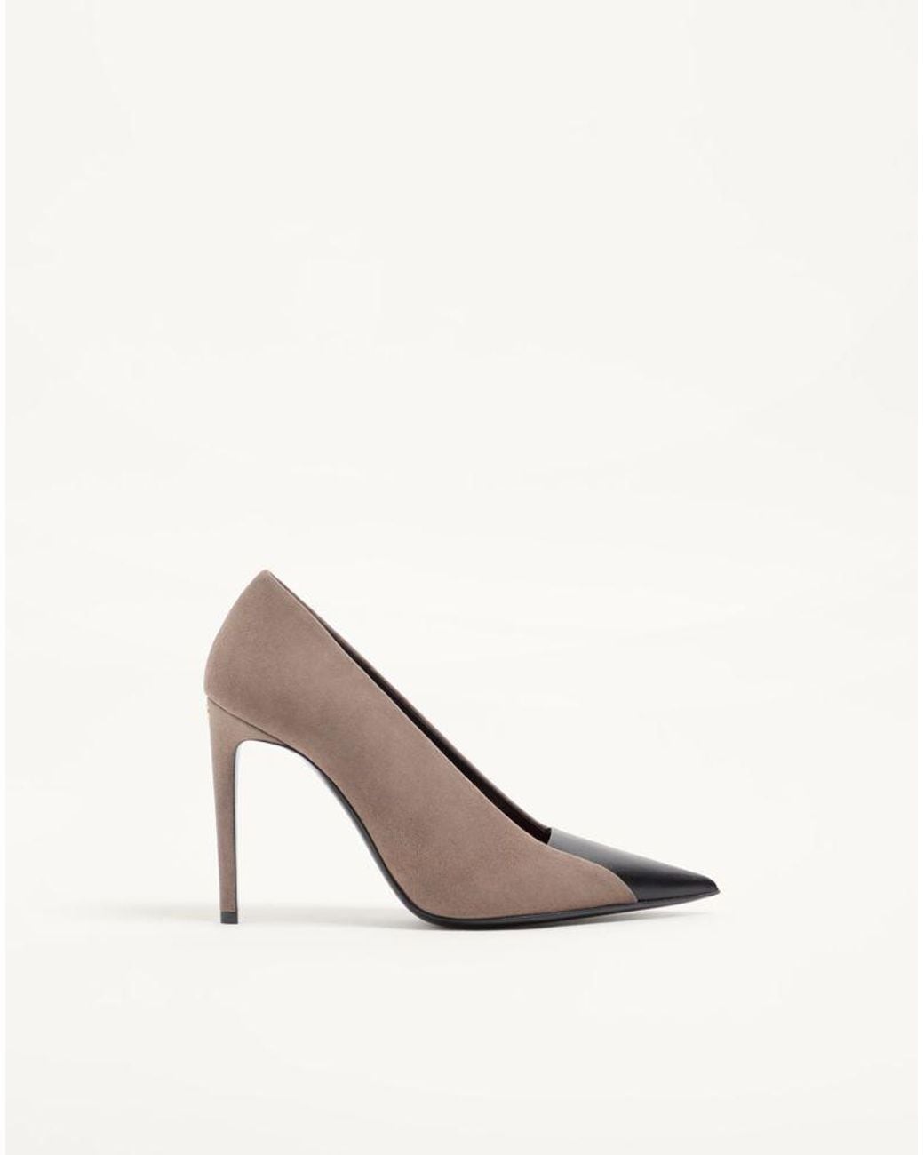 Valentino Garavani White Révélé Suede Pumps 105Mm