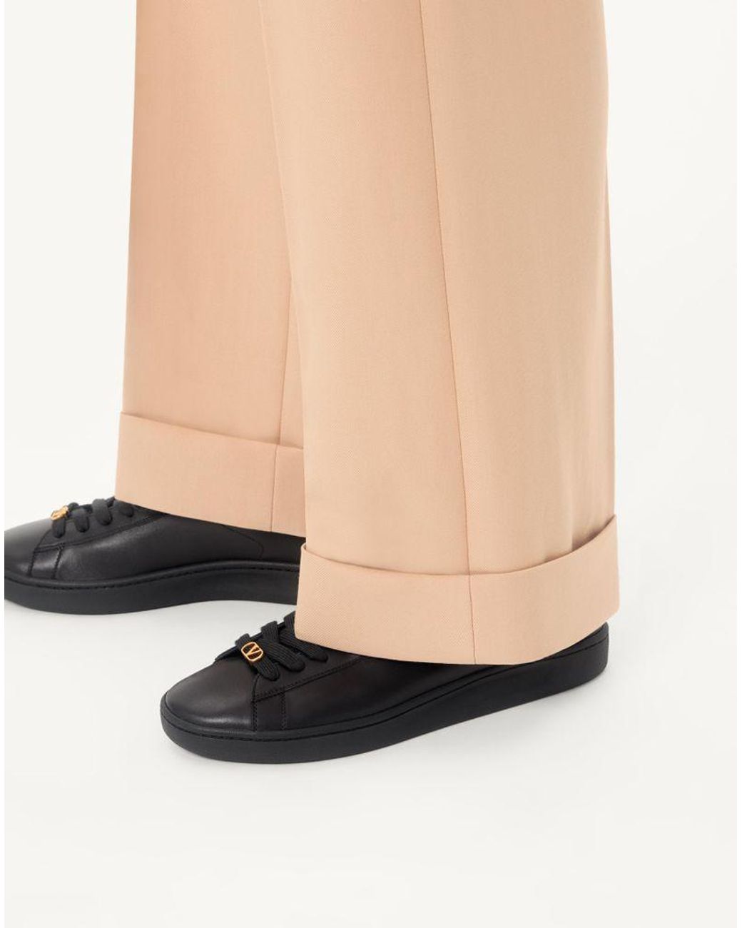 Baskets Royco En De Cuir De Veau Nappa Homme Valentino Garavani pour homme en coloris Black