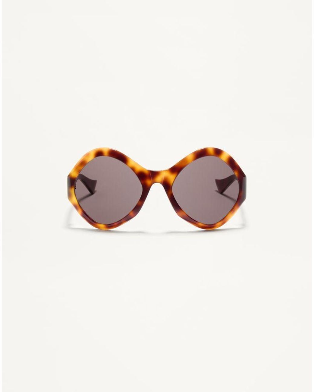 Valentino Pink Round Acetate Eyewear