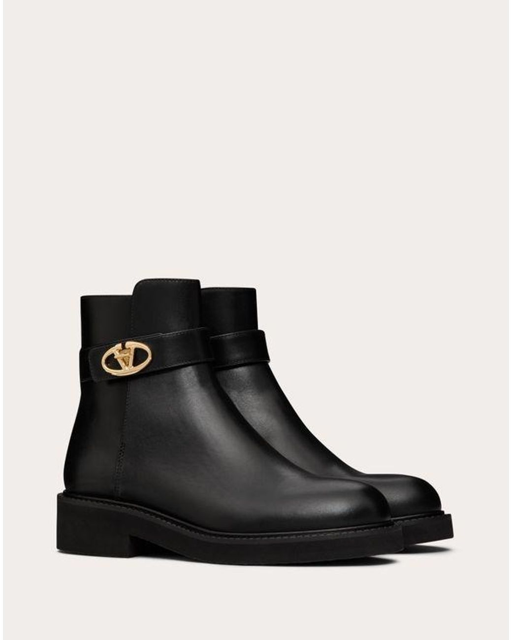 Valentino ユニークフォーム カーフスキン アンクルブーツ 85MM