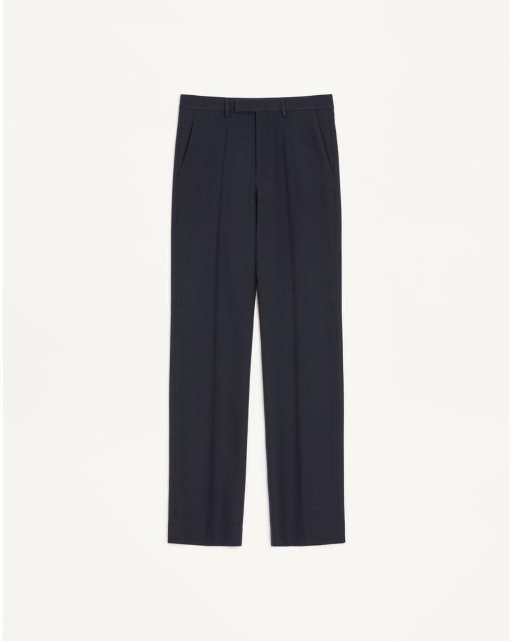 Valentino Blue Wool Trousers 44 for men