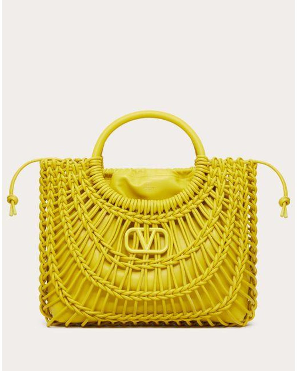 Valentino shop bag yellow