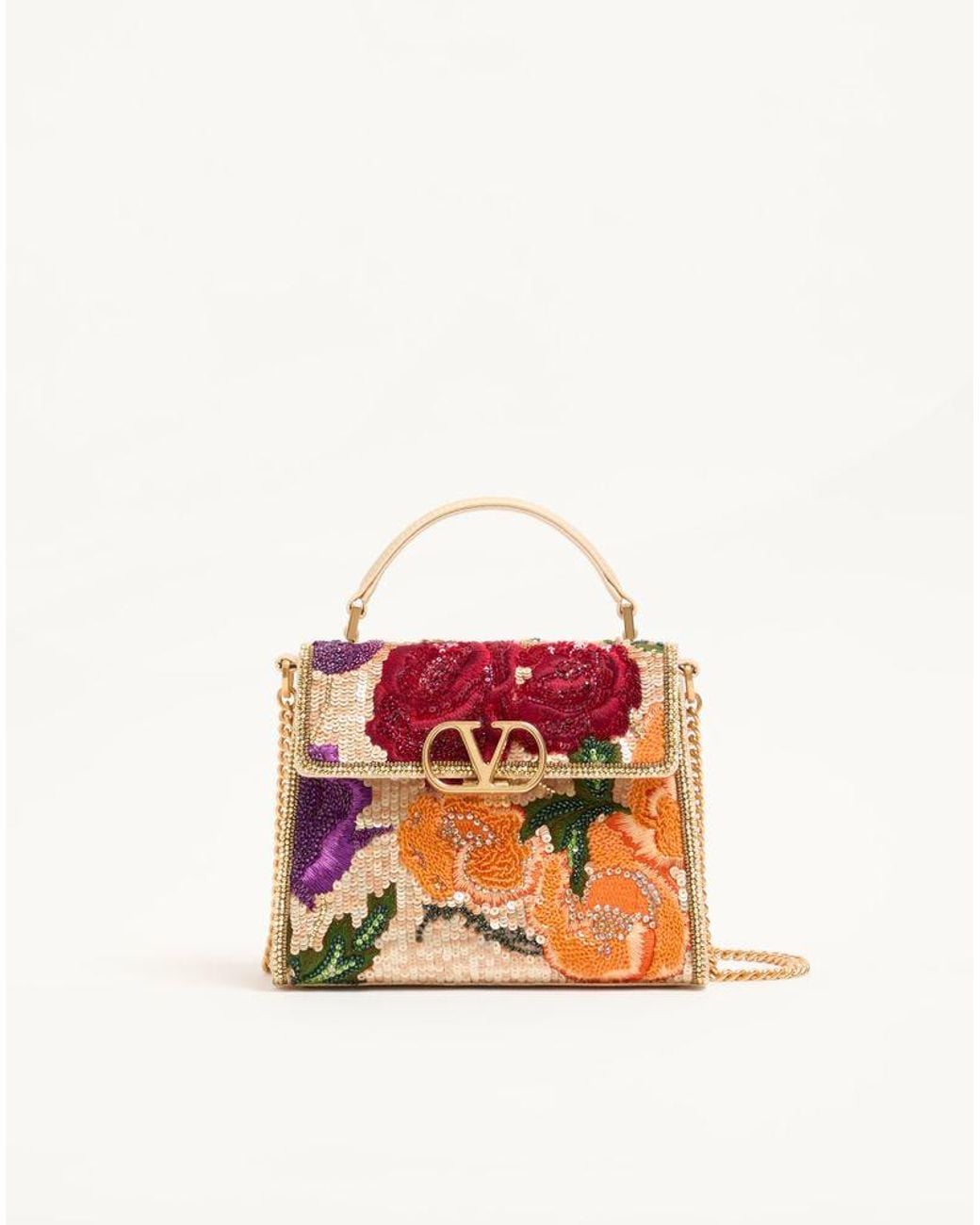Valentino Garavani Vsling Embroidered Mini Handbag