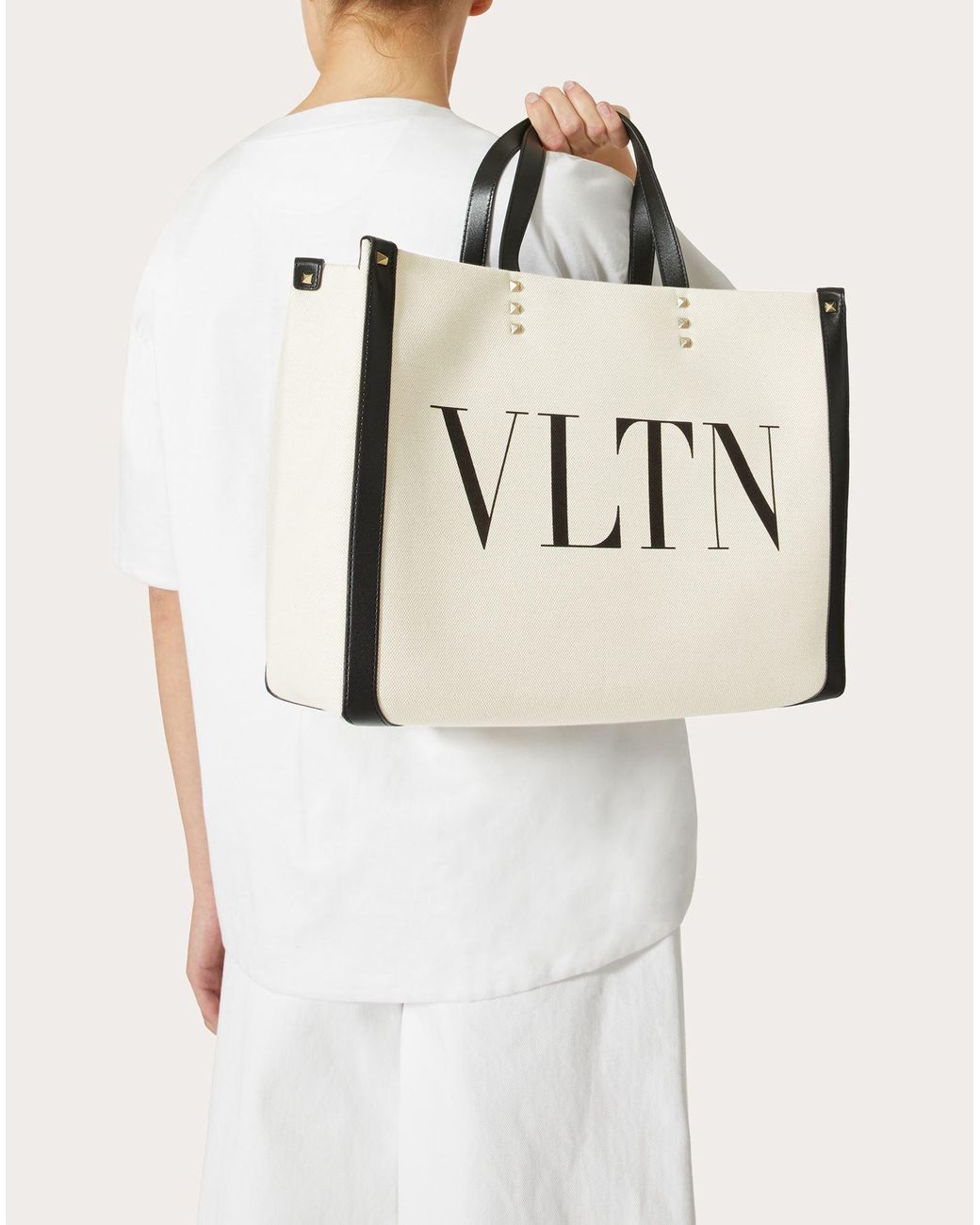 日本製 ヴァレンティノ Black アイデンティティ Shopper Ecolab Vltn