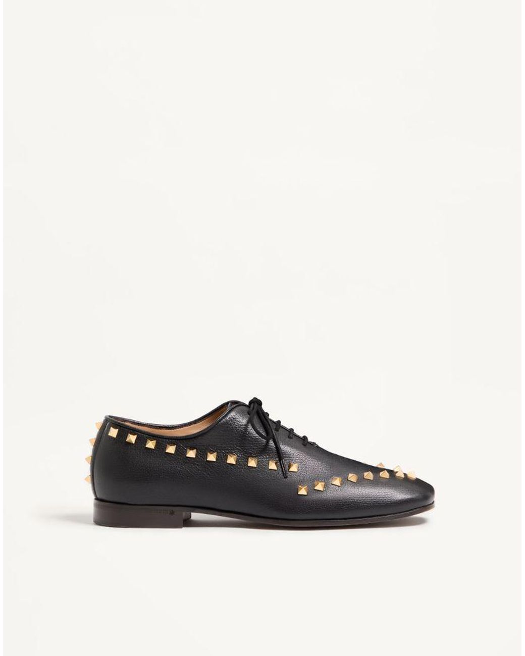 Valentino Garavani White Derby Rockstud for men